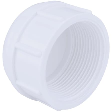 Charlotte Pipe And Foundry 1-1/2 In. FIP Schedule 40 Threaded PVC Cap PVC 02117 1600HA